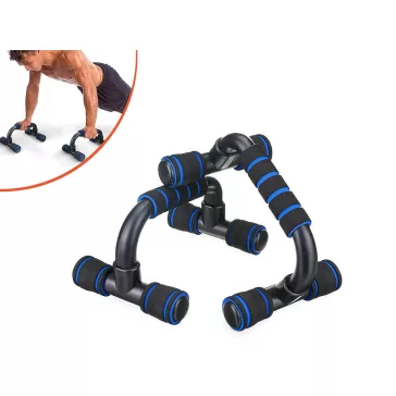 ergonomikus fekvőtámasz fogantyú szett csúszásmentes szivaccsal és 200 kg teherbírással