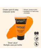 Élénk narancs színű Mehron Fantasy FX krémes arcfesték tégelyben, professzionális arc- és testművészethez és sminkhez