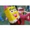 SpongyaBob Kockanadrág alakú színes party pinata szülinapi zsúrra