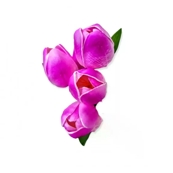 Tulipán csokor 5 virággal Több színben