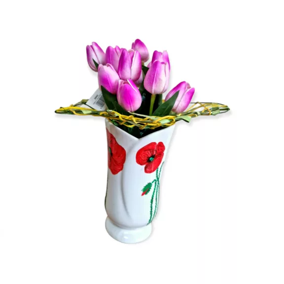 Tulipán csokor 5 virággal Több színben