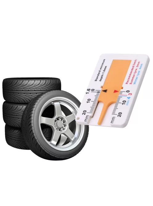 gumiabroncs futófelület mélységmérő kopásjelző teszter