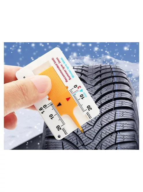 gumiabroncs futófelület mélységmérő kopásjelző teszter