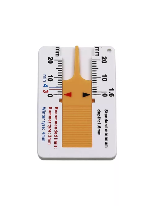 gumiabroncs futófelület mélységmérő kopásjelző teszter