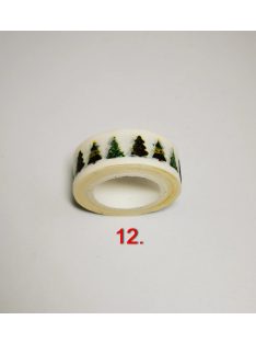 Karácsonyi mintás ragasztó szalagok  - 1,5cm x 10m