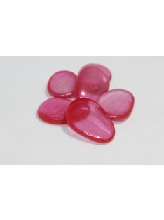 Dekor üvegkavics világos pink 40 mm 500gr