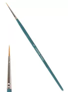 Lyudmyla Round 1-es arcfestő ecset ultra vékony szintetikus szőrrel és teal fa nyéllel