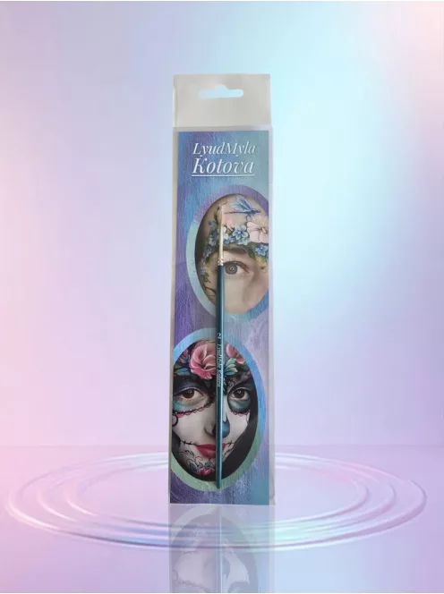 Lyudmyla Round 2-es méretű professzionális kerek arcfestő ecset