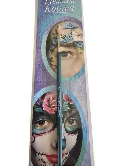 Lyudmyla Round 2-es méretű professzionális kerek arcfestő ecset