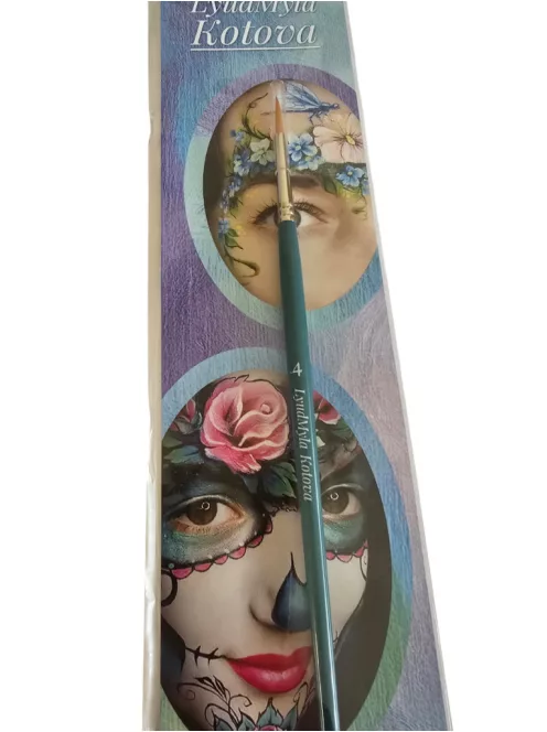 Lyudmyla Round 4-es méretű közepes professzionális arcfestő ecset