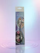 Lyudmyla Angular Sharp 3/8 arcfestő ecset ferde kialakítással és szintetikus szőrrel