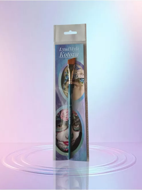 Lyudmyla Angular Sharp 5/8 colos extra széles professzionális ferde arcfestő ecset