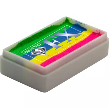 Diamond FX csíkos arcfesték - Neon Rainbow (28g)