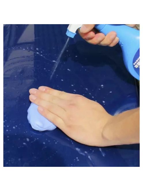 180g-os tisztító gyurma (clay bar) autófényezéshez, makacs szennyeződések eltávolítására, polírozás és waxolás előkészítésére