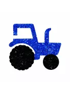 KiviArt 4x4cm Csillámtetoválás sablon 18 Traktor 