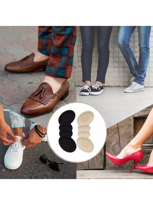 Vastagított öntapadós habszivacs sarokkitöltő betét párban a kényelmesebb cipőméretért