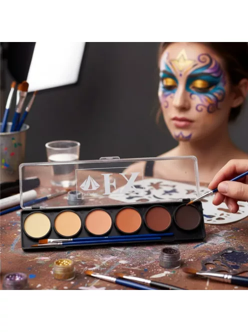 Diamond FX 6 színű arcfesték készlet - Skin Tones 6x10g 