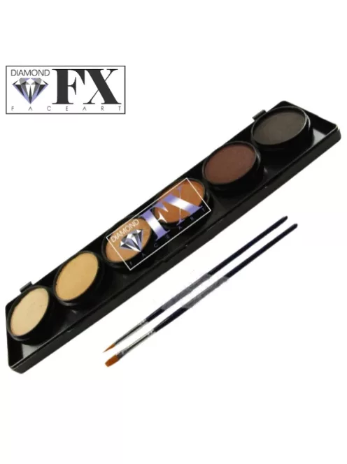 Diamond FX 6 színű arcfesték készlet - Skin Tones 6x10g 