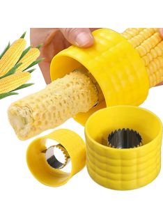Kézi kukoricamorzsoló, kukorica hámozó/szemező a szemek gyors és egyszerű eltávolításához a csutkáról, rozsdamentes acél pengével.