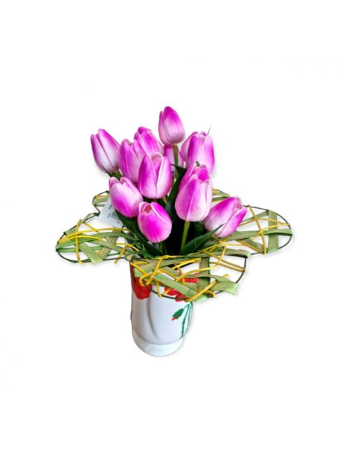 Drót Csokor alap - virág, két színben