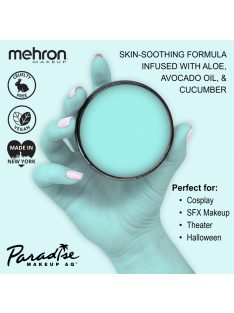 Mehron Paradise Makeup AQ Pastel Teal (40 g) – Pasztell türkiz/kékeszöld arcfesték, vízbázisú testfesték