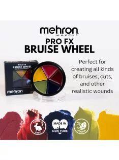 Mehron Pro FX Bruise Wheel – Professzionális 5 színű zúzódás és sérülés paletta