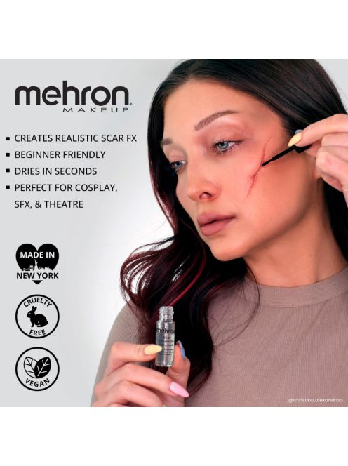 Mehron ecsetes Rigid Collodion 4 ml