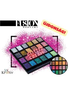   Fusion Glitter csillámkrém  Magic Sparkles 24 színű paletta