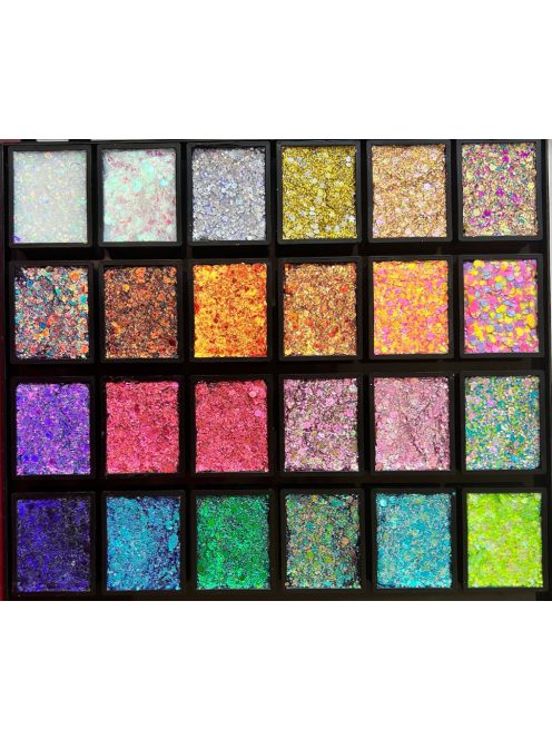 Fusion Glitter csillámkrém  Magic Sparkles 24 színű paletta