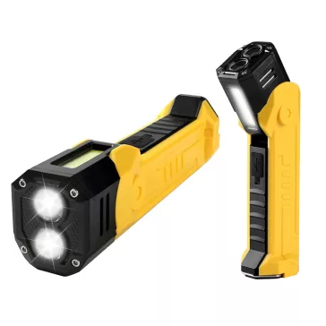 Újratölthető COB LED műhelylámpa powerbank funkcióval