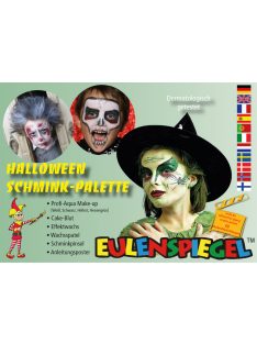   Eulenspiegel  6 színű arcfesték paletta - "Halloween "paletta