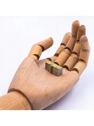 10 darabos 30x10x1mm-es öntapadós neodímium hasáb mágnes készlet 3M ragasztócsíkkal