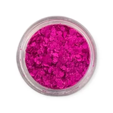 KiviArt Mixed Chunky UV Csillám Purple GSL143 - Világító Lila Nagyszemcsés Glitter