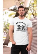 Krav Maga System uniszex pamut póló sportos grafikával