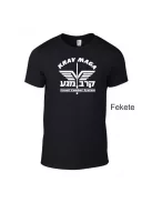 Krav Maga System uniszex pamut póló sportos grafikával