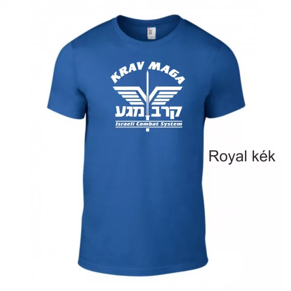 Krav Maga System uniszex pamut póló sportos grafikával