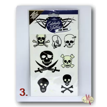 Ideiglenes tetoválás - fiús mintákkal