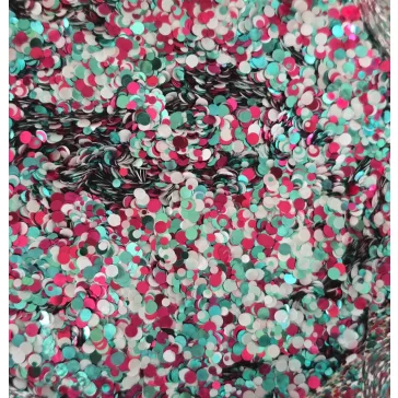 KiviArt Party Mixed Chunky Csillám GSL065 - Többszínű Glitter Fesztivál Sminkhez