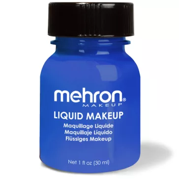 Vízbázisú airbrush és testfesték – Mehron Liquid Makeup blue