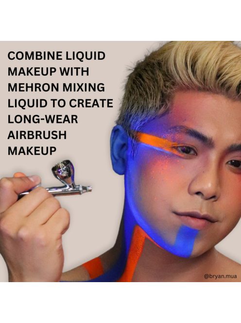 Vízbázisú airbrush és testfesték – Mehron Liquid Makeup blue