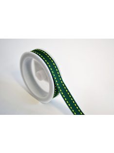   Szatén szalag széleken szaggatott mintával 1cmx2m - több színben