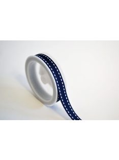   Szatén szalag széleken szaggatott mintával 1cmx2m - több színben