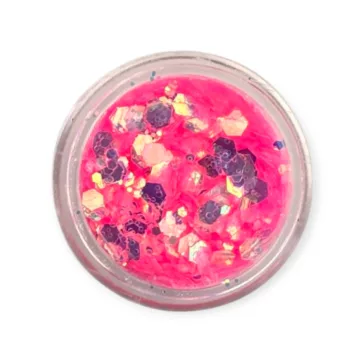 KiviArt Princess Mixed Chunky Csillám GL09 - Hercegnős Rózsaszín-Lila Glitter
