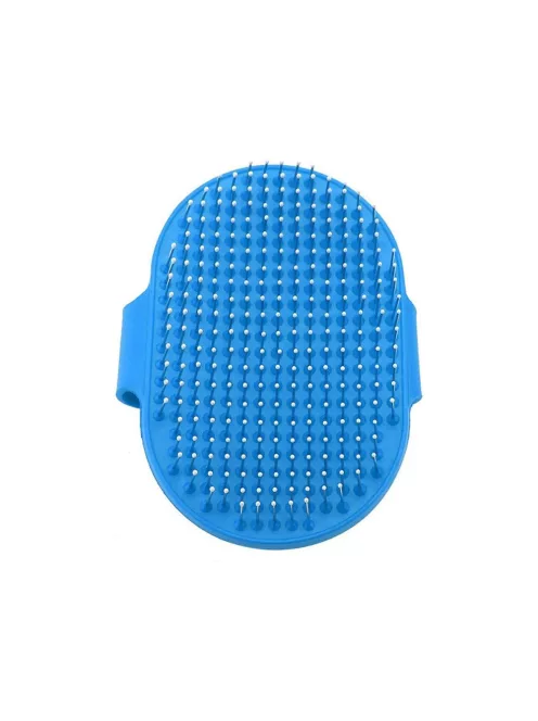 Puha fésűkefe kutyák és macskák szőrének fésülésére, masszírozó, csúszásmentes fogantyúval