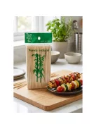 30 cm hosszú, 3 mm vastag bambusz nyársak 90 darabos csomagban grillezéshez