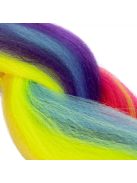 Szintetikus haj színes afro-ombre fonathoz - Szivárvány