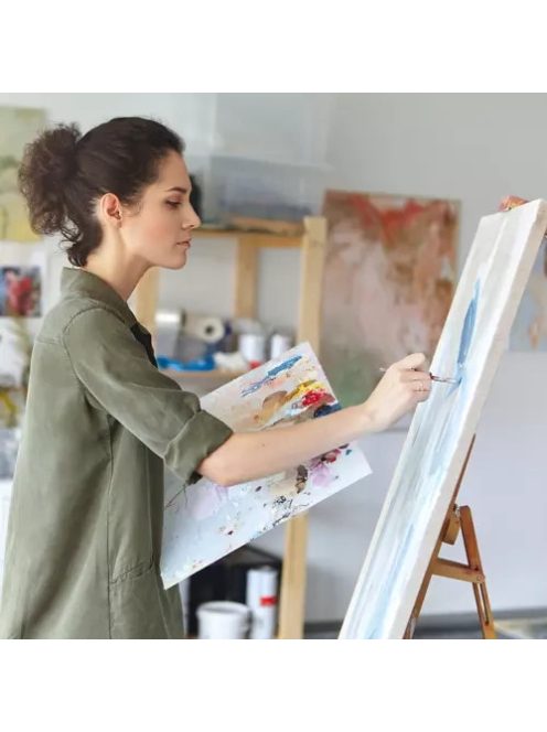 Maaleo 12 darabos, 100 ml-es akrilfesték szett élénk színekkel, tubusokban, művészeknek és hobbistáknak