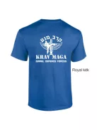 Krav Maga Israel Defence Force pamut póló uniszex IDF mintával elöl és hátul