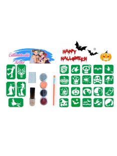 Halloween Csillámtetoválás készlet - KiviArt