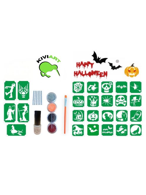 Halloween Csillámtetoválás készlet - KiviArt